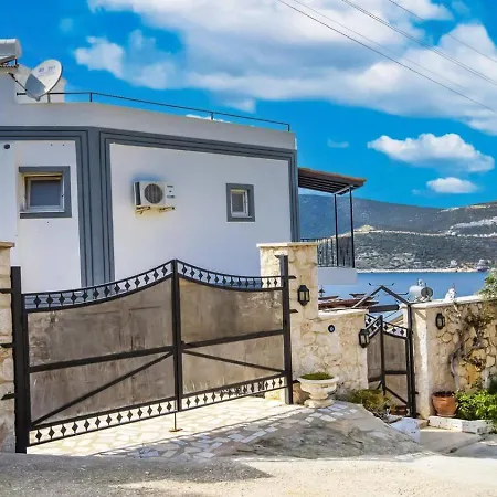 Kisla 3 Bedroom Seaview With Heated Pool Private Pool Hot Tub Villa Kalkan