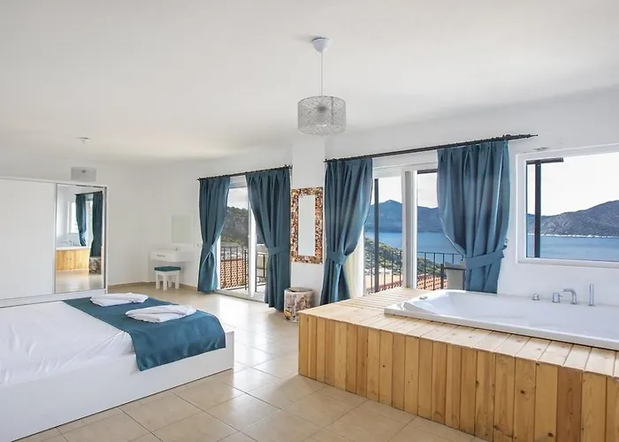 Kisla 3 Bedroom Seaview With Heated Pool Private Pool Hot Tub Villa
