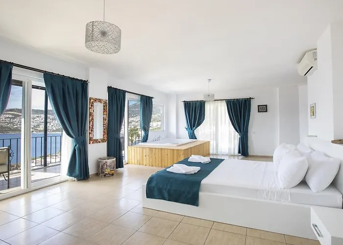 Villa Kisla 3 Bedroom Seaview With Heated Pool Private Pool Hot Tub Kalkan