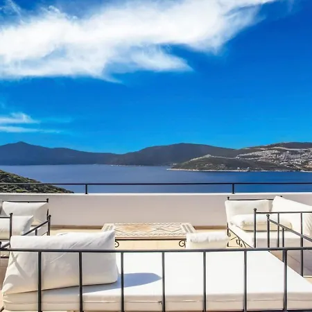 וילה Kisla 3 Bedroom Seaview With Heated Pool Private Pool Hot Tub קלקן